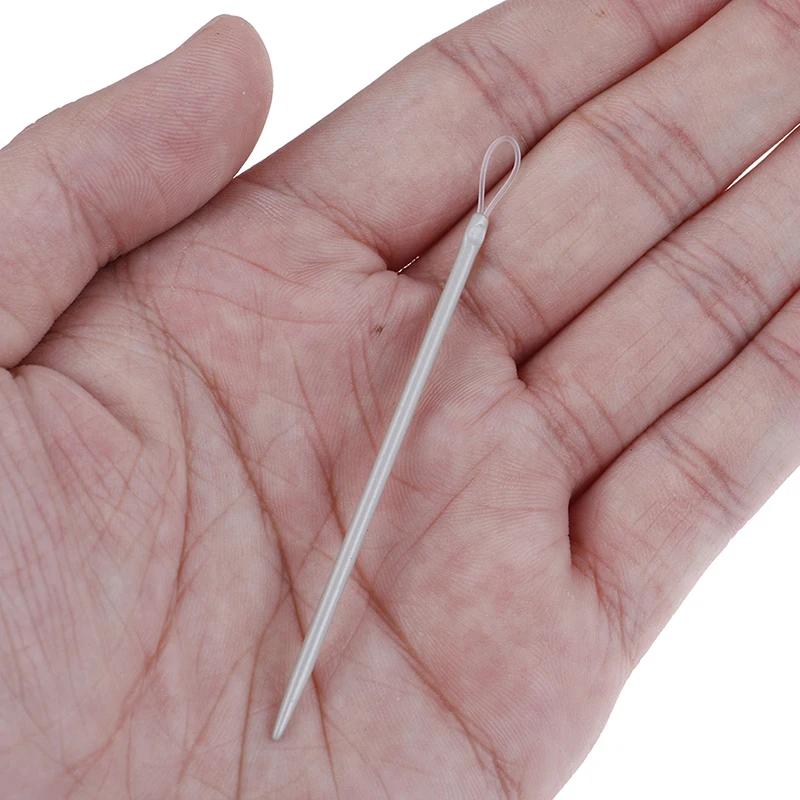 3pcs/set Knitting Needles Big Eye Nylon Wire Yarn Sewing Apparel &amp Fabric Art Craft Wool Thick Knitter | Дом и сад