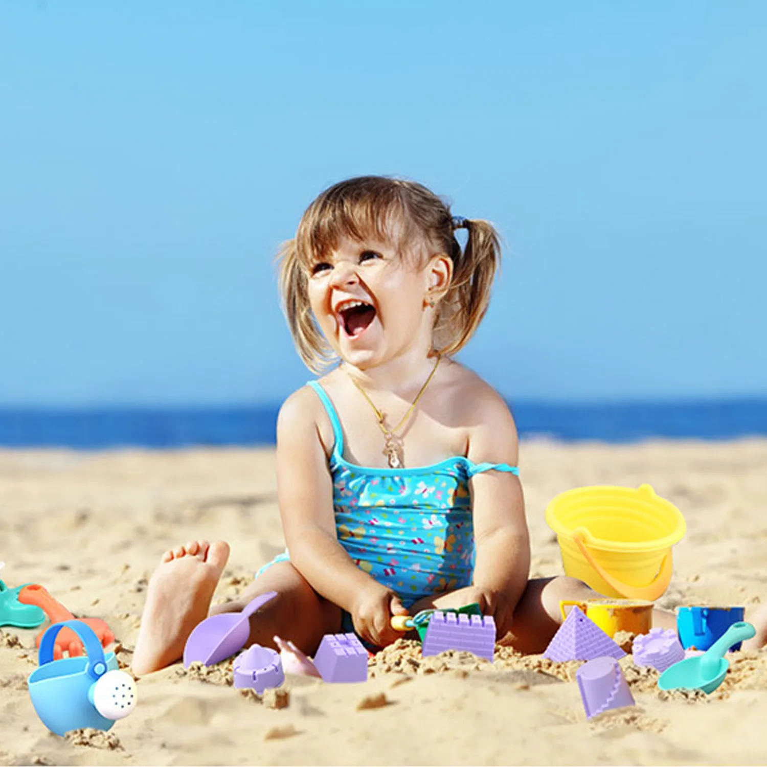 12 шт. Забавные мягкие песчаный пляж игровой батут с мотивами набор Лейка ведро