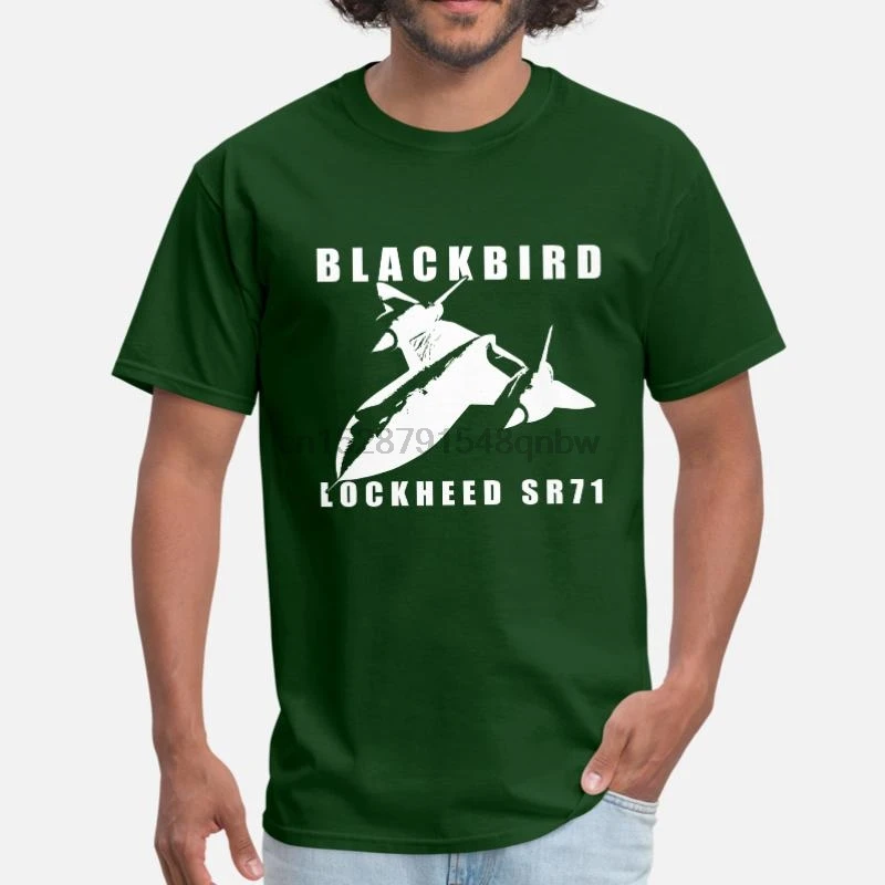 Designing Lockheed Sr71 Blackbird Tee Shirt Man Woman Black Humor T-Shirt For Mens Short Sleeve Clothes Top Quality | Мужская одежда
