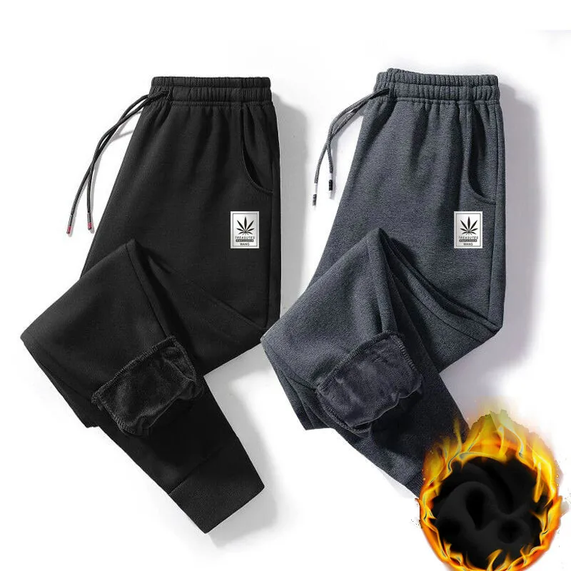 

Varsanol Warm Sweatpants Men Cotton Thick Mens Pants Winter Oversized Joggers Men Clothing Streetwear Sports Fashion Trouser 5XL