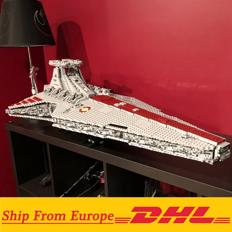 Lepining 05077 MOC Звездный набор Wars The UCS ST04 Республика крейсер Разрушитель игрушки