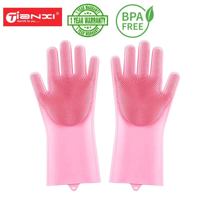 Силиконовые перчатки для мытья посуды TIANXI|Другие кухонные специальные