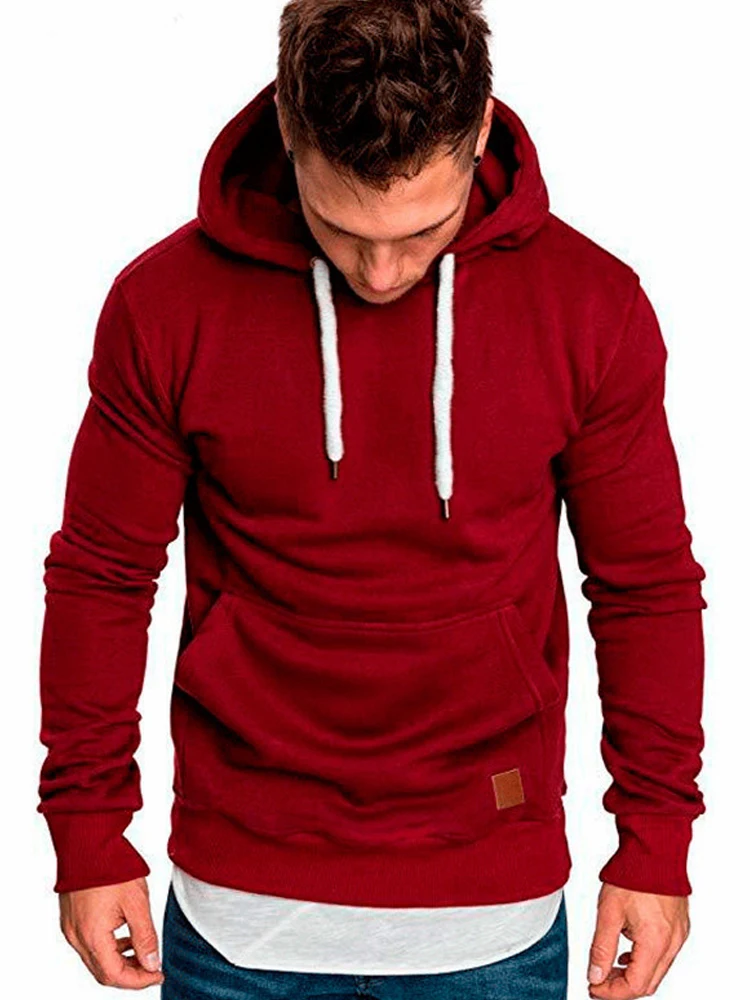 

New Mens Sweatshirt Long Sleeve Autumn Spring Casual Hoodies Top Boy Blouse Tracksuits Sweatshirts Hoodies Men