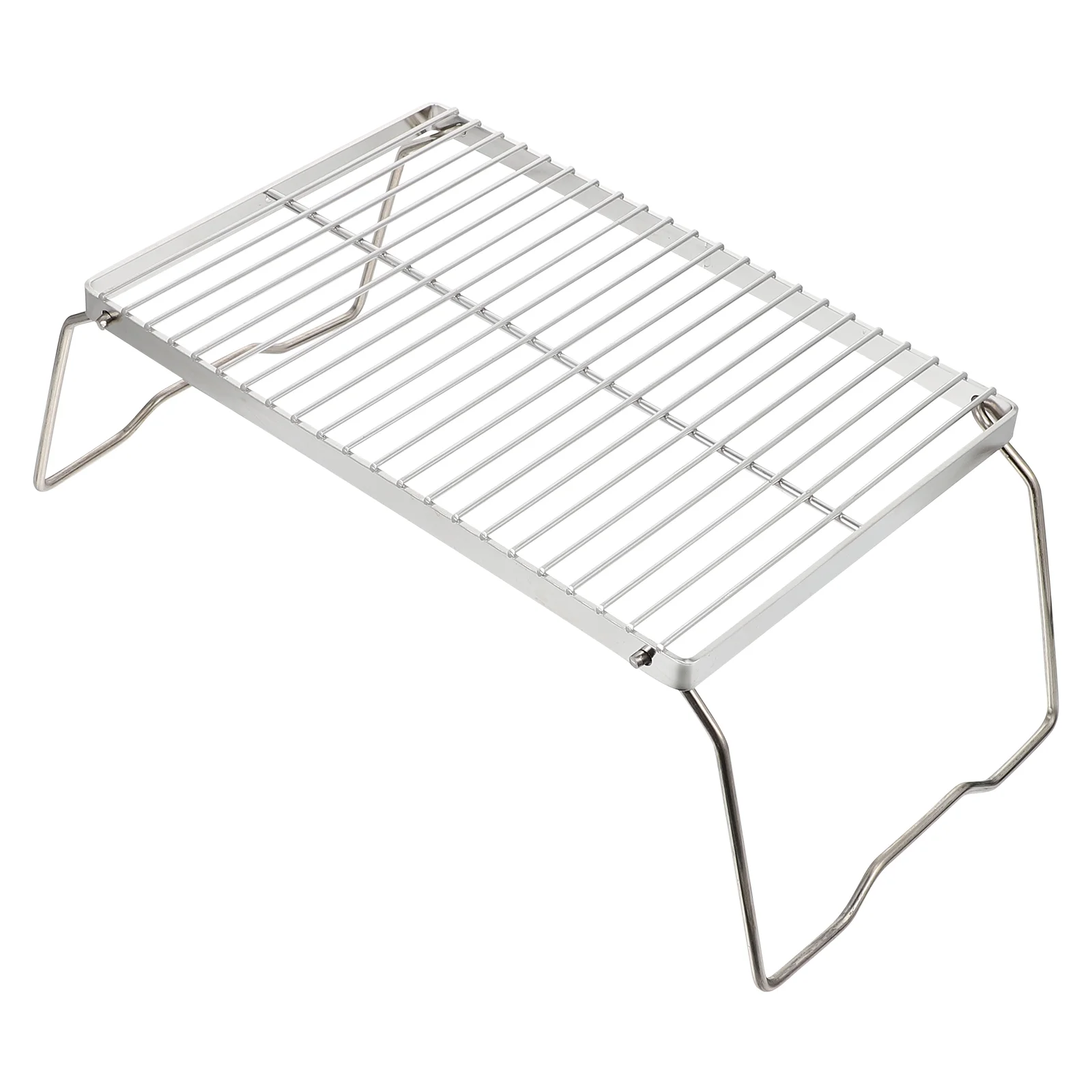 

Stainless Steel BBQ Grill Portable Outdoor Grill Multi-purpose Folding Grill