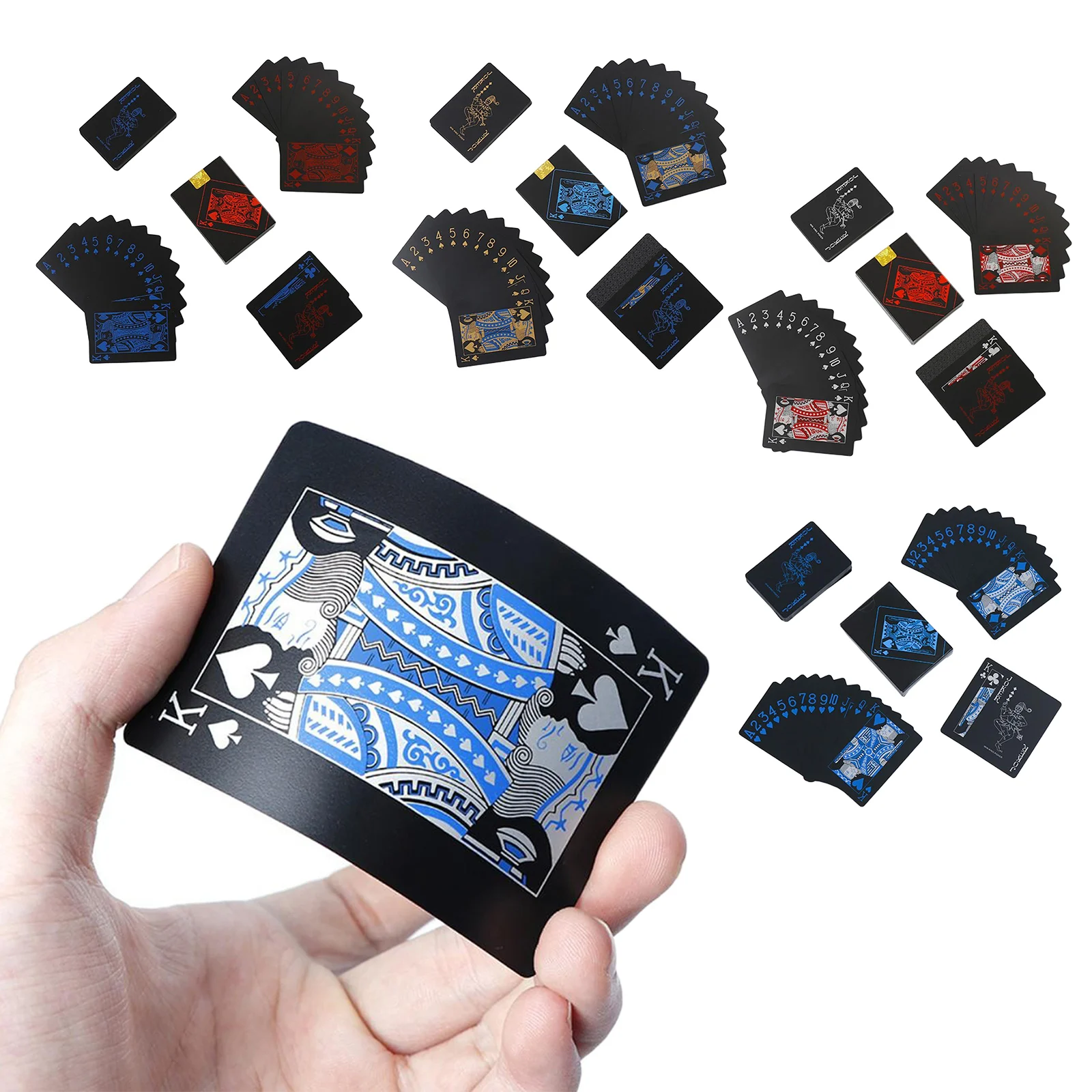 

Waterproof Plastic PVC Playing Card Standard Poker Casino Game Fun
