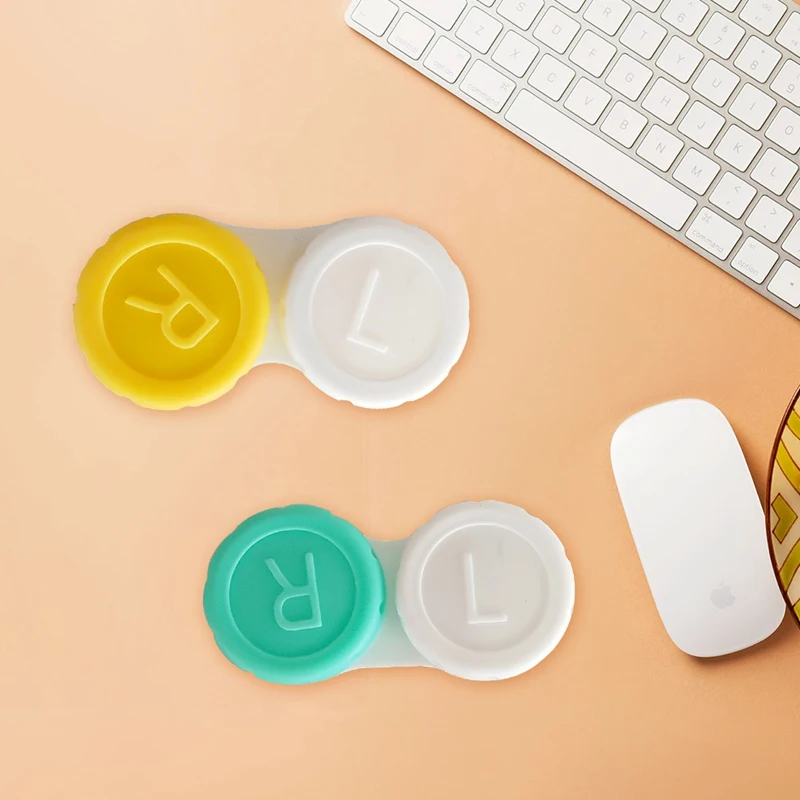 Футляр для контактных линз L + R контейнер хранения косметический футляр глаз