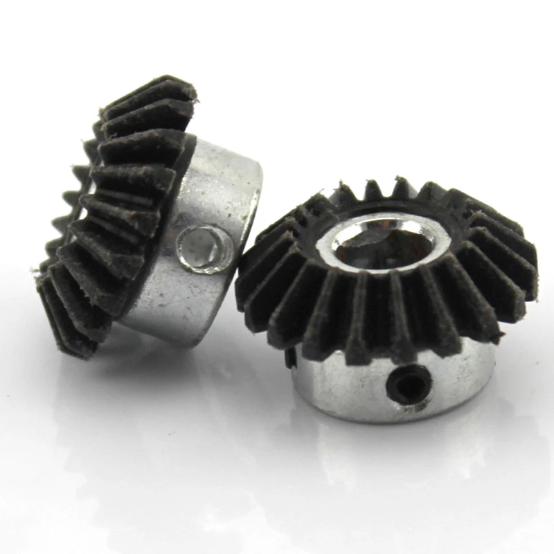 2 шт. 1 модуль 20T коническая шестерня 90 градусов Трансмиссия зубчатая внутреннее