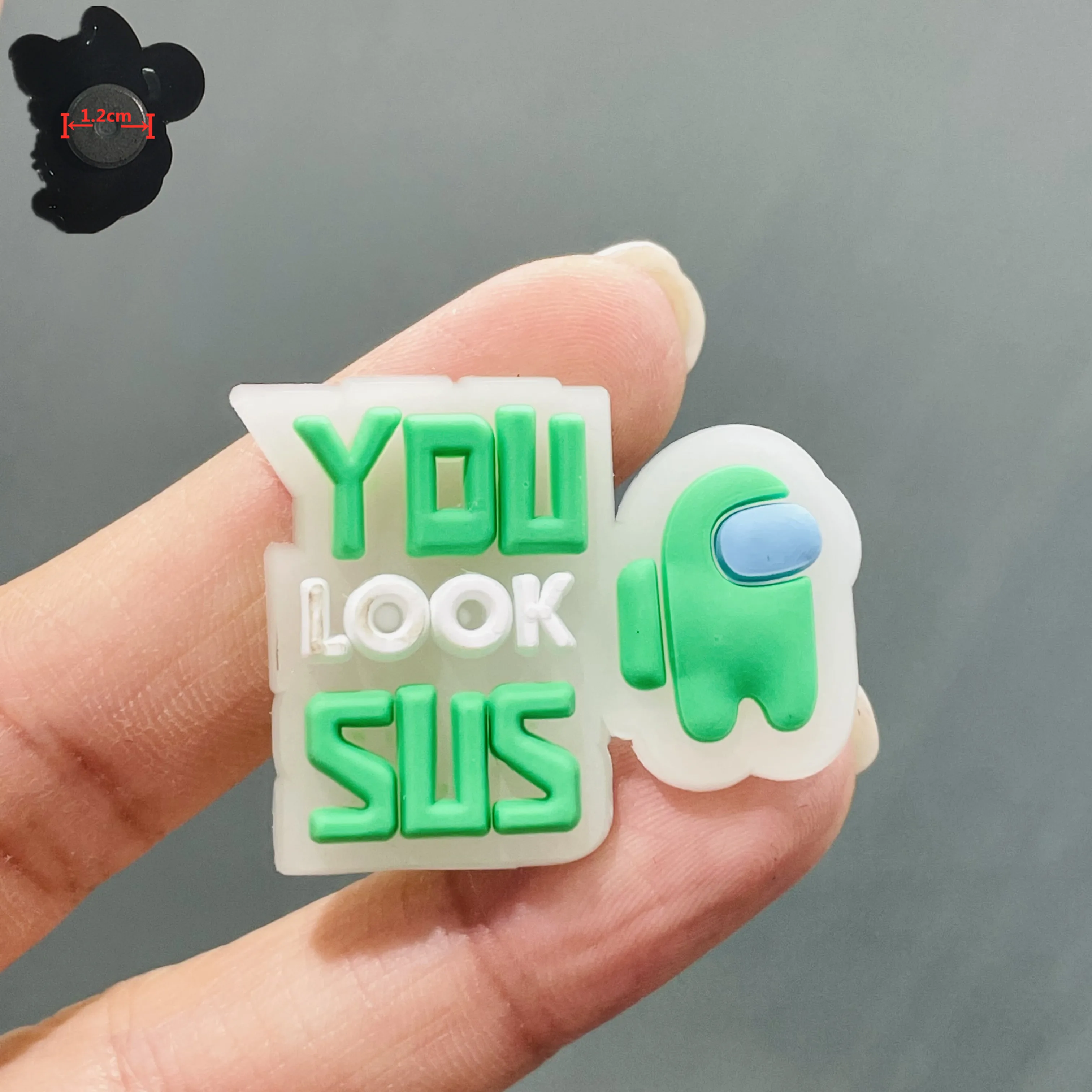 Mix 50PCS PVC Luminous Popular Game Robot Fridge Magnetic Sticker Kawaii Cool Smart Refrigerator Magnets Favorite Decoration | Дом и сад