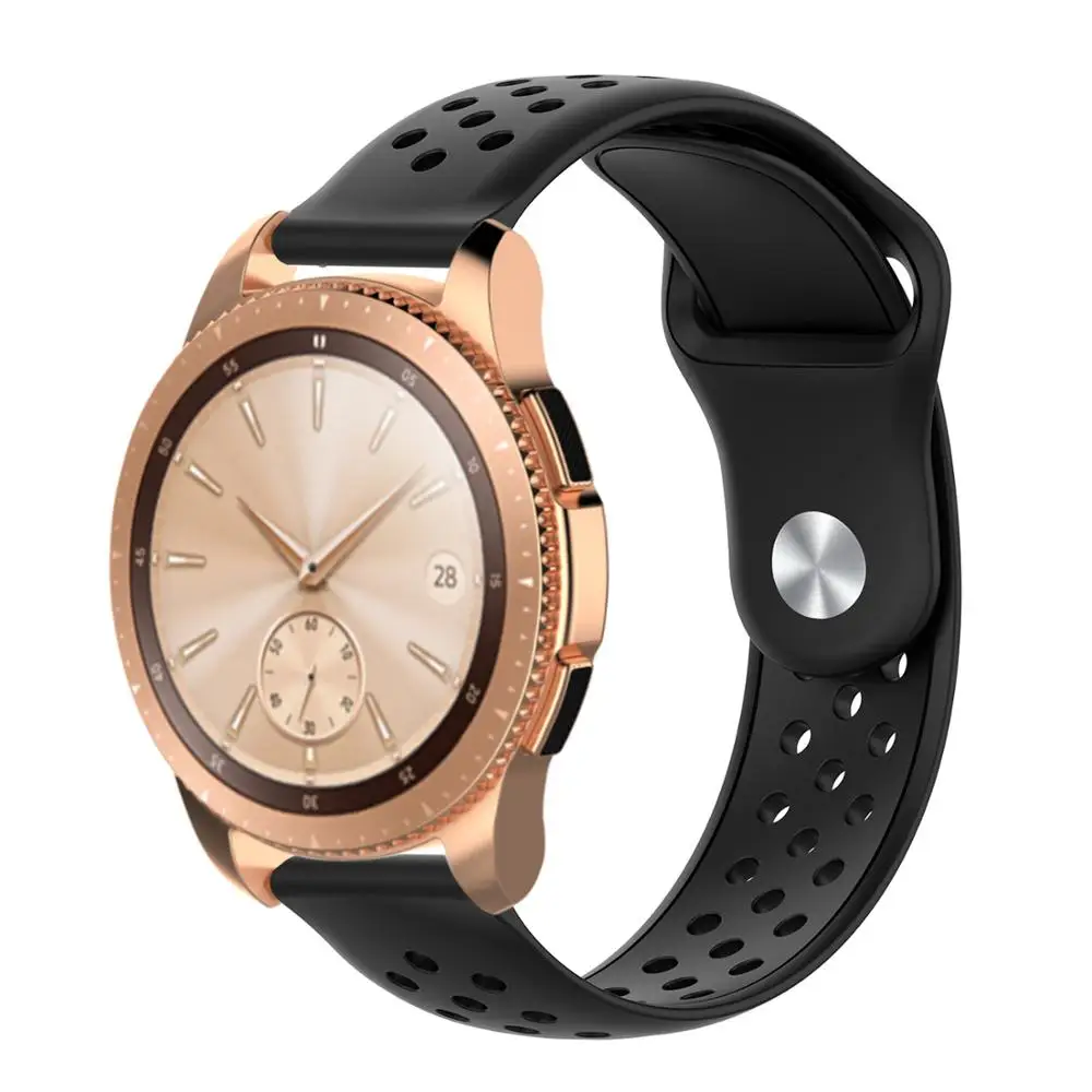 Умные часы для samsung Galaxy Watch 42 мм силиконовый цветной спортивный ремешок для часов 20 мм сменный ремешок для Garmin Forerunner 245 245M