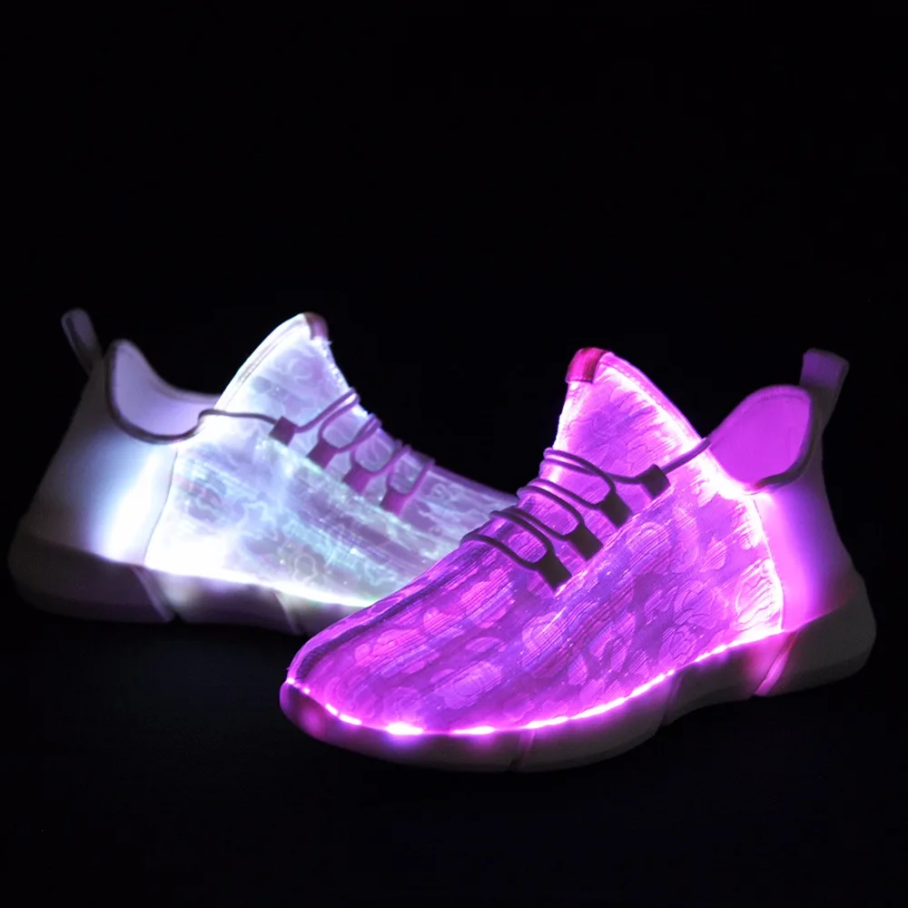 

Warm like home Fashion USB Charger Glowing Light up Sneakers Led Children Lighting Shoes Boys Girls illuminated Luminous Sneaker