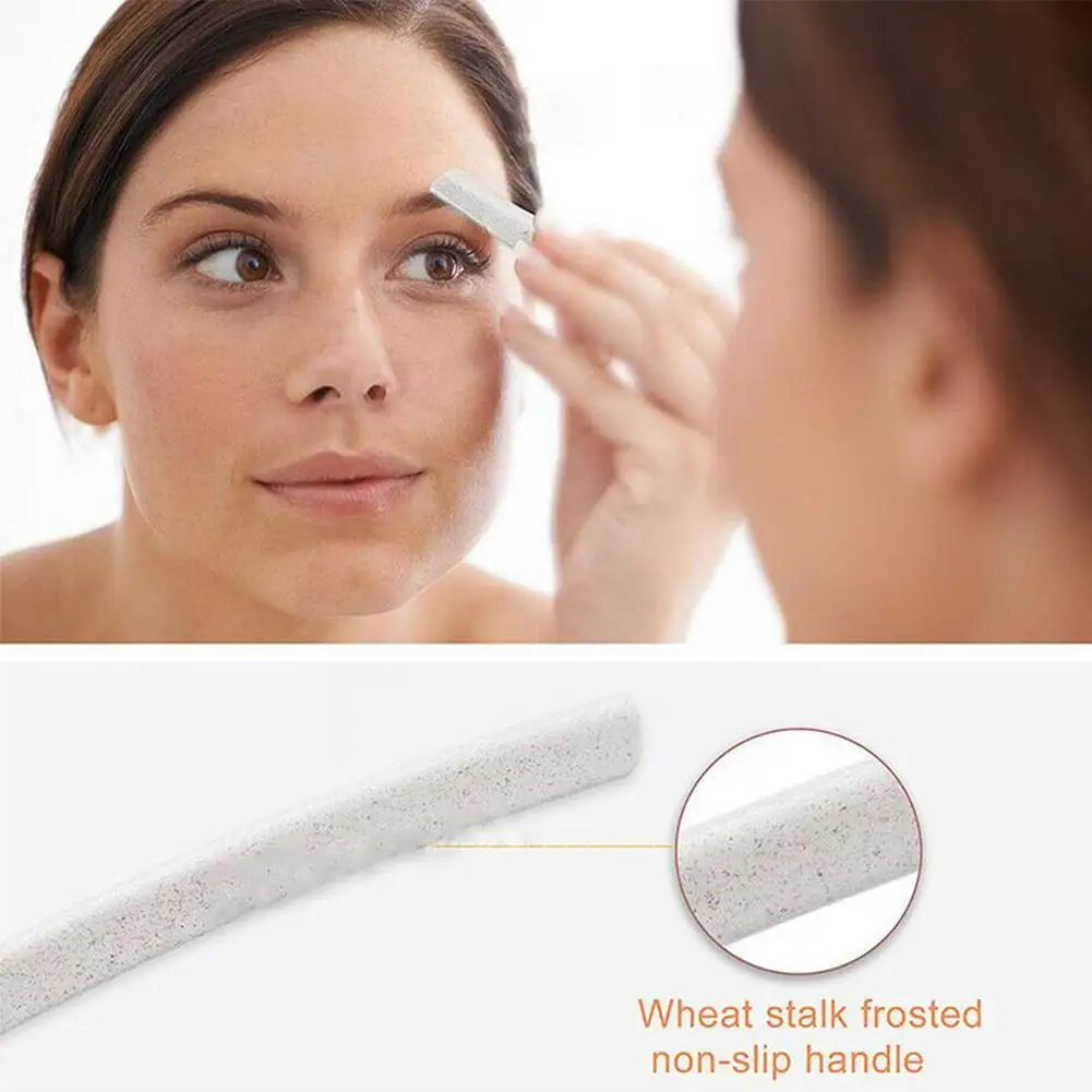 Нож для обрезки бровей многоцелевой инструмент макияжа изогнутый волос