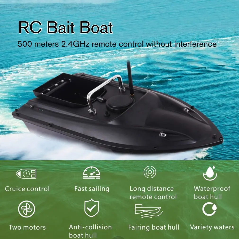 

D13 Smart RC Bait Boat Dual Motor Fish Finder Ship Boat Remote Control 500m Fishing Boats Speedboat Fishing Tool Toys