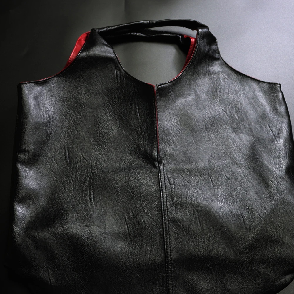 Сумка-хобо женская из искусственной кожи модный винтажный тоут портфель на плечо