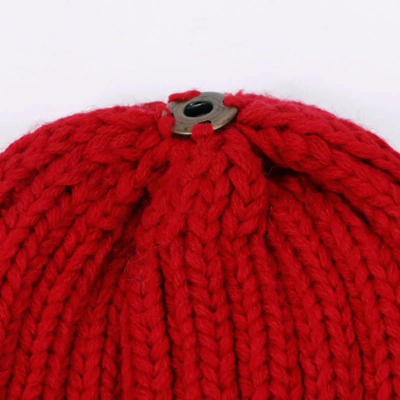 Новинка вязаная шапка реальное искусство меха для женщин детские теплые зимние