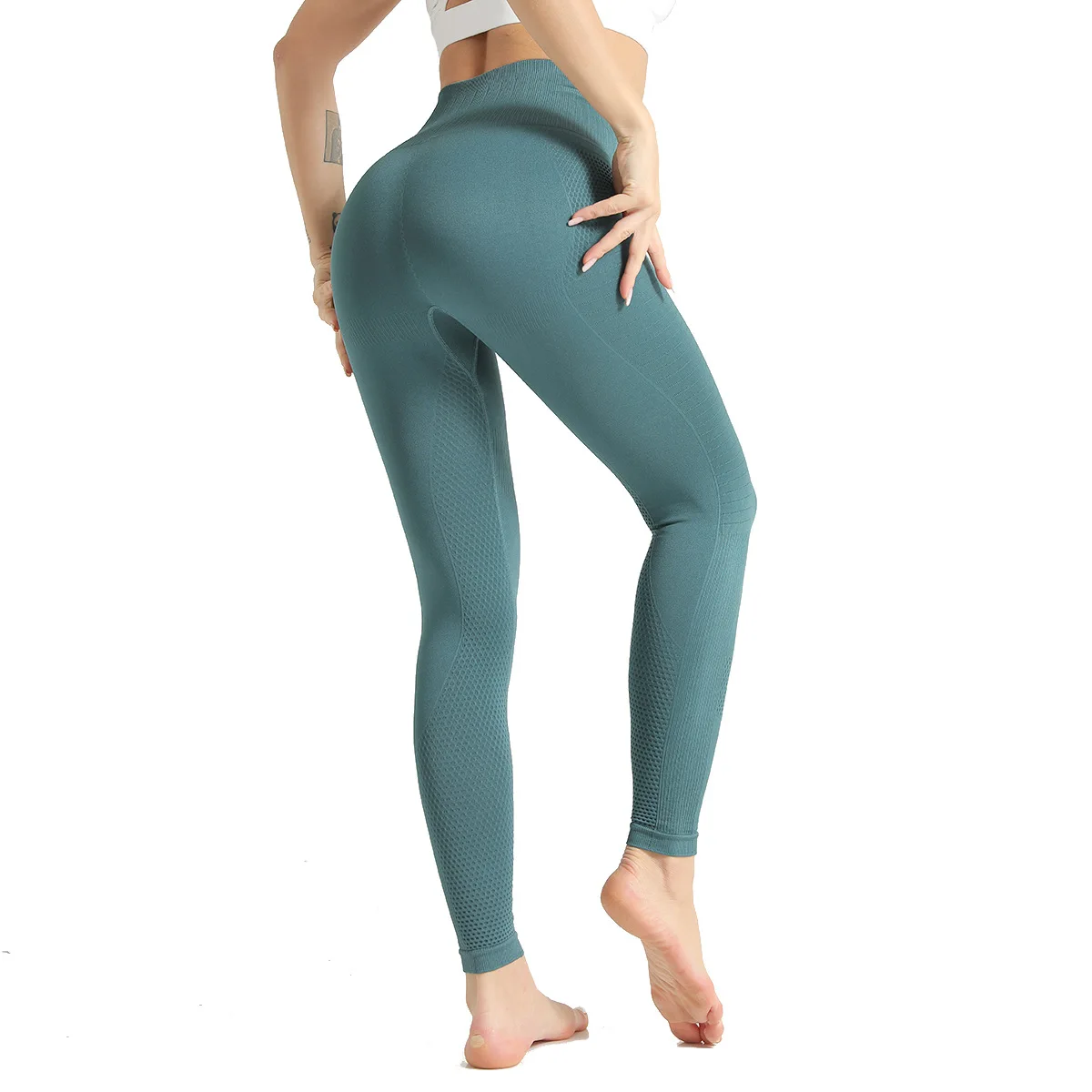 Брюки для йоги Mindstream спортивные женские бесшовные леггинсы фитнеса спортивная