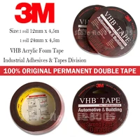 3m permanent double sided tape 100 red original vhb foam tape made in usa 2412mm 4 5 meters for automotive building household