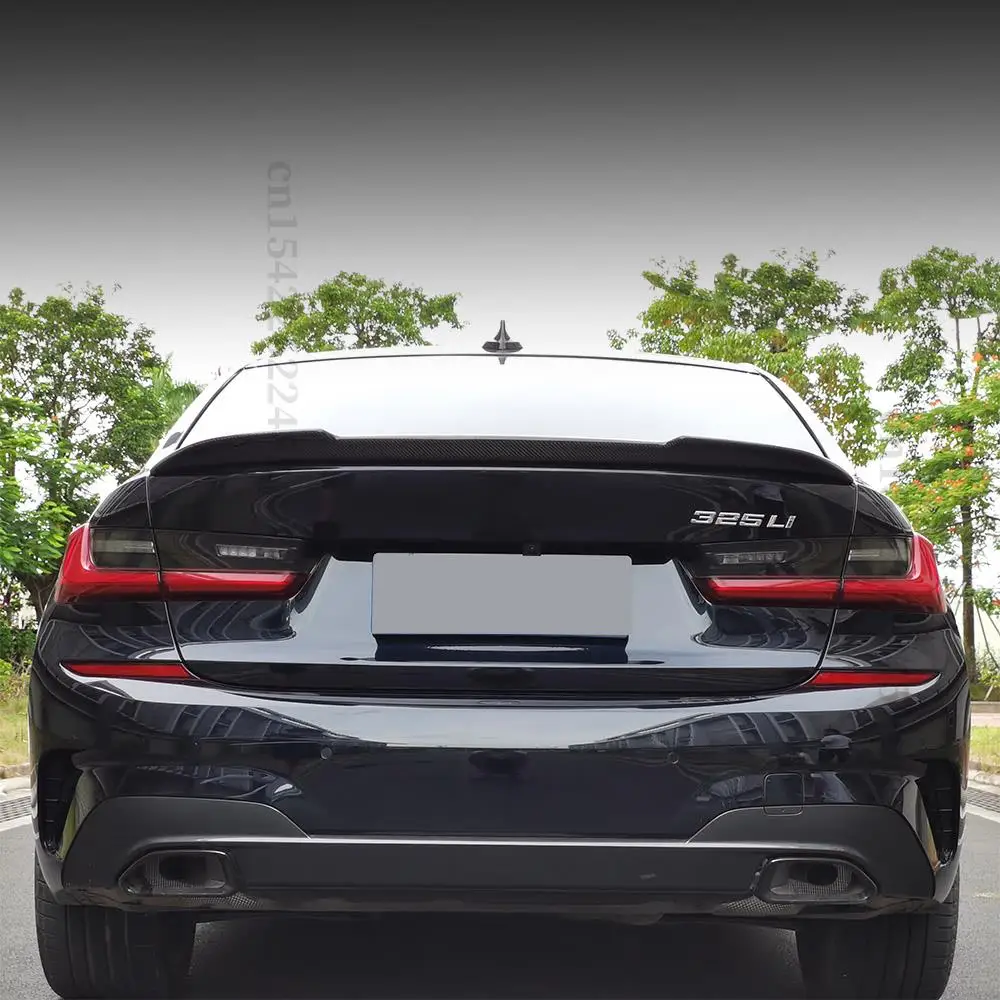 Rear Spoiler Wing Boot Lip Tuning Accessories For BMW 3 Series G20 G28 2019 2020 2021 330i 325i 320i True Real Carbon Fiber | Автомобили и