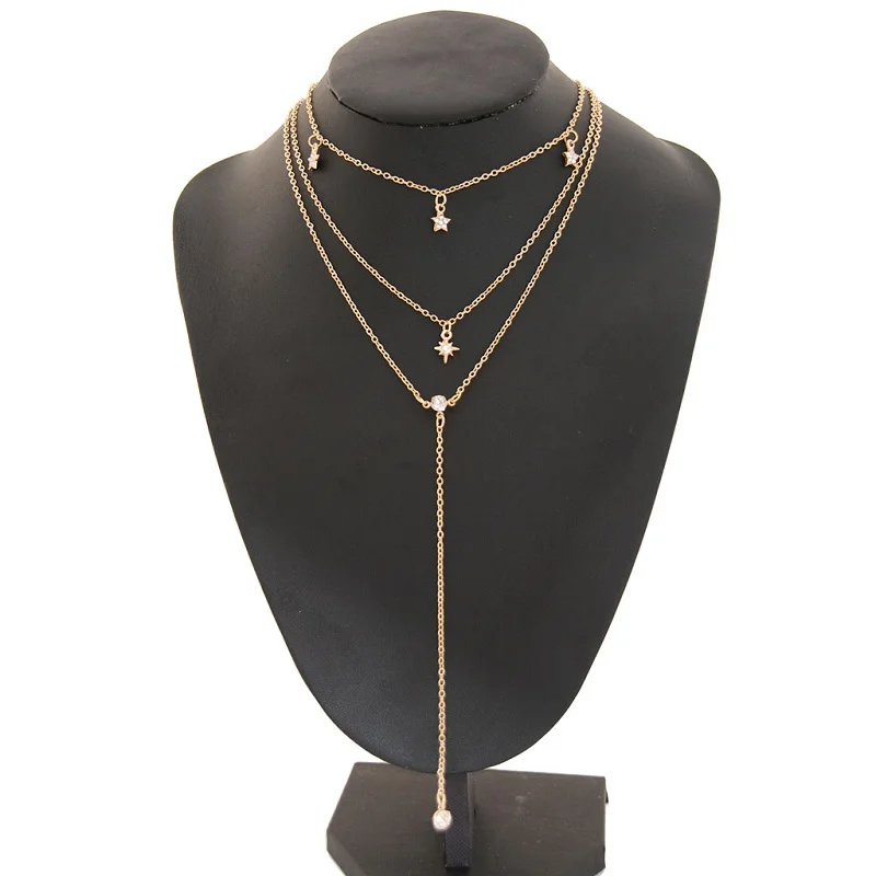 Новинка богемное ювелирное изделие многослойные бусы колье ожерелья для женщин