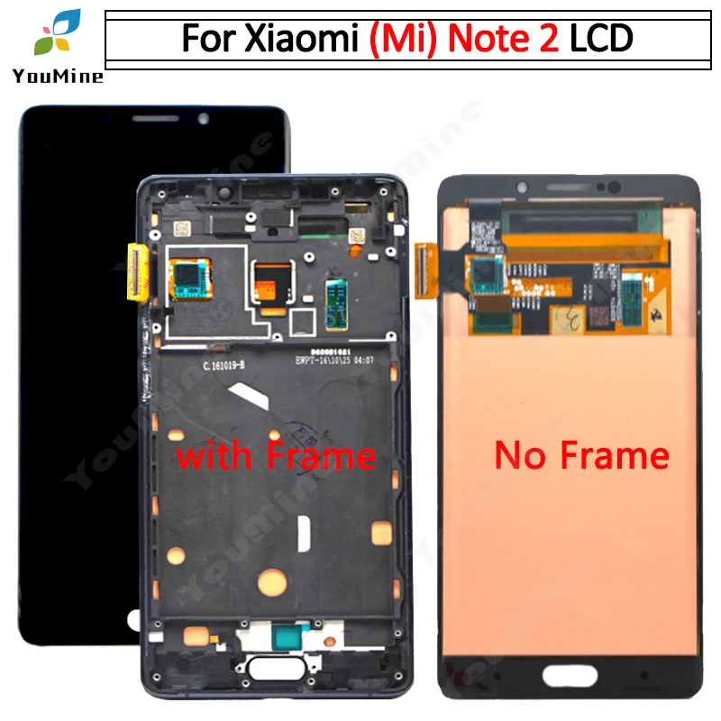 ЖК дисплей 5 7 дюйма для Xiaomi Mi Note 2 с сенсорным экраном и дигитайзером в сборе