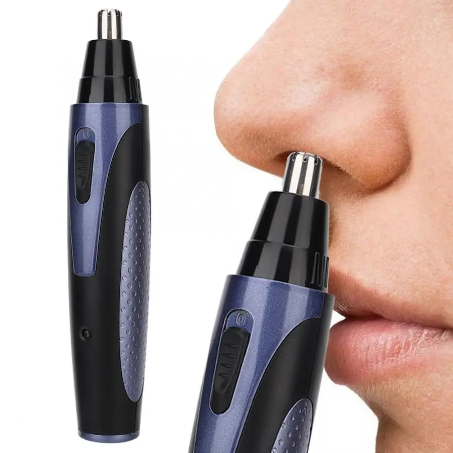

Trimmer 2 in 1 USB Charging Multi-Functional Electric Nose Hair Trimmer Eyebrow Cutter Trimming Machine Blue Nose And Ear