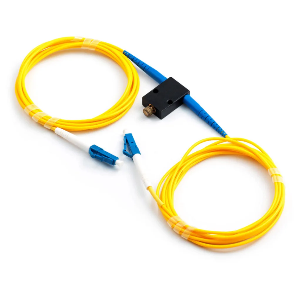 FC/ APC UPC оптоволоконный Регулируемый аттенюатор 1260-1650nm 0-60dB механический