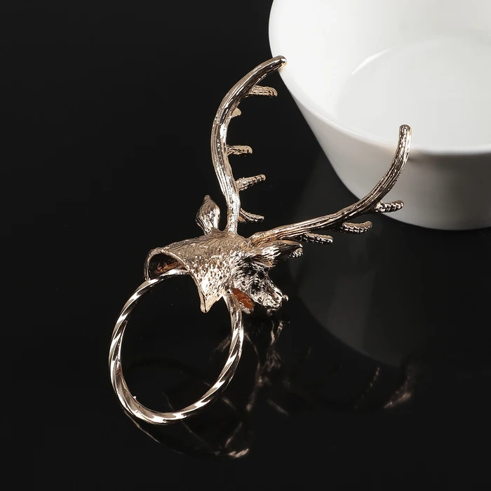 Кольцо для салфеток Олень 5 см | Дом и сад