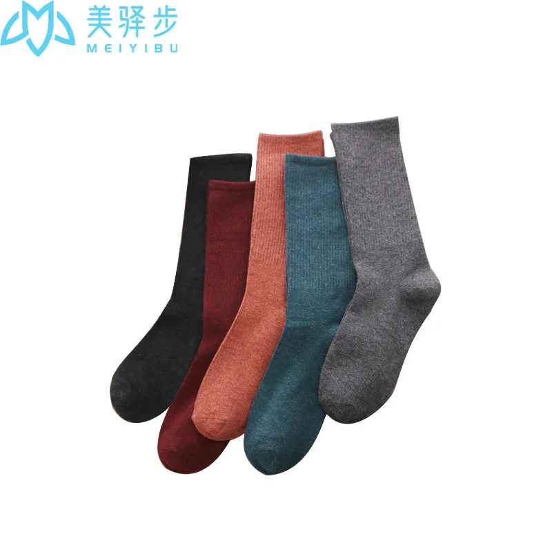 Loose Female Socks Women's Autumn and Winter 10 PAIRS PER SET Fashion Cotton Women's Socks