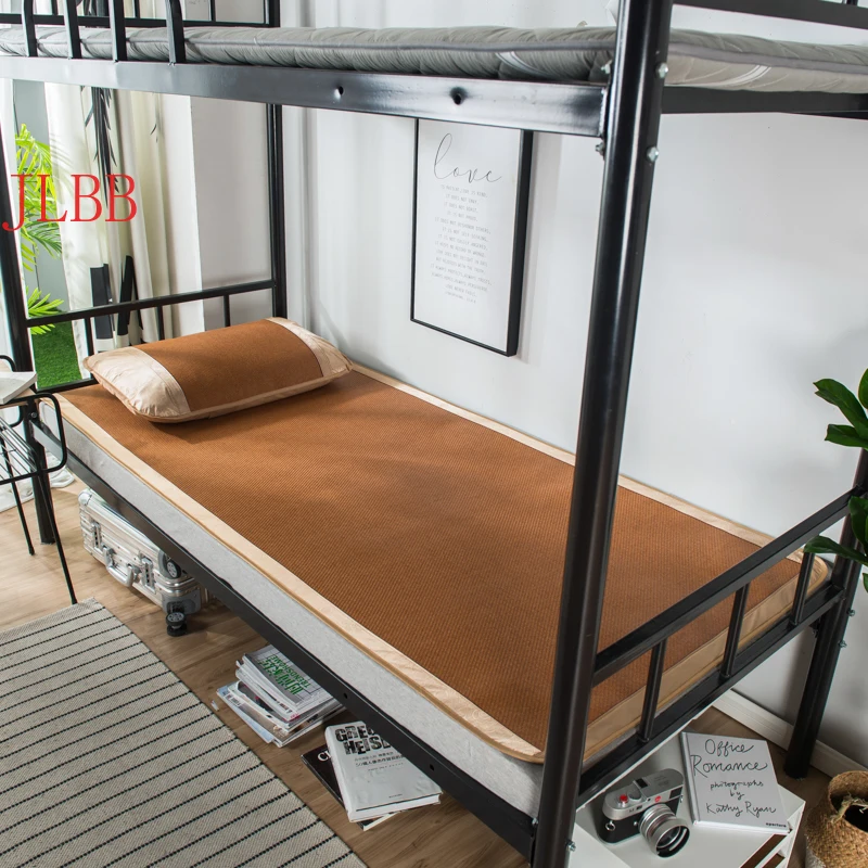 

Home green cool sheet set summer mat kit Sleeping bed sheet set rattan mat fitted sheet solid mattress cover 150*200 bedspread