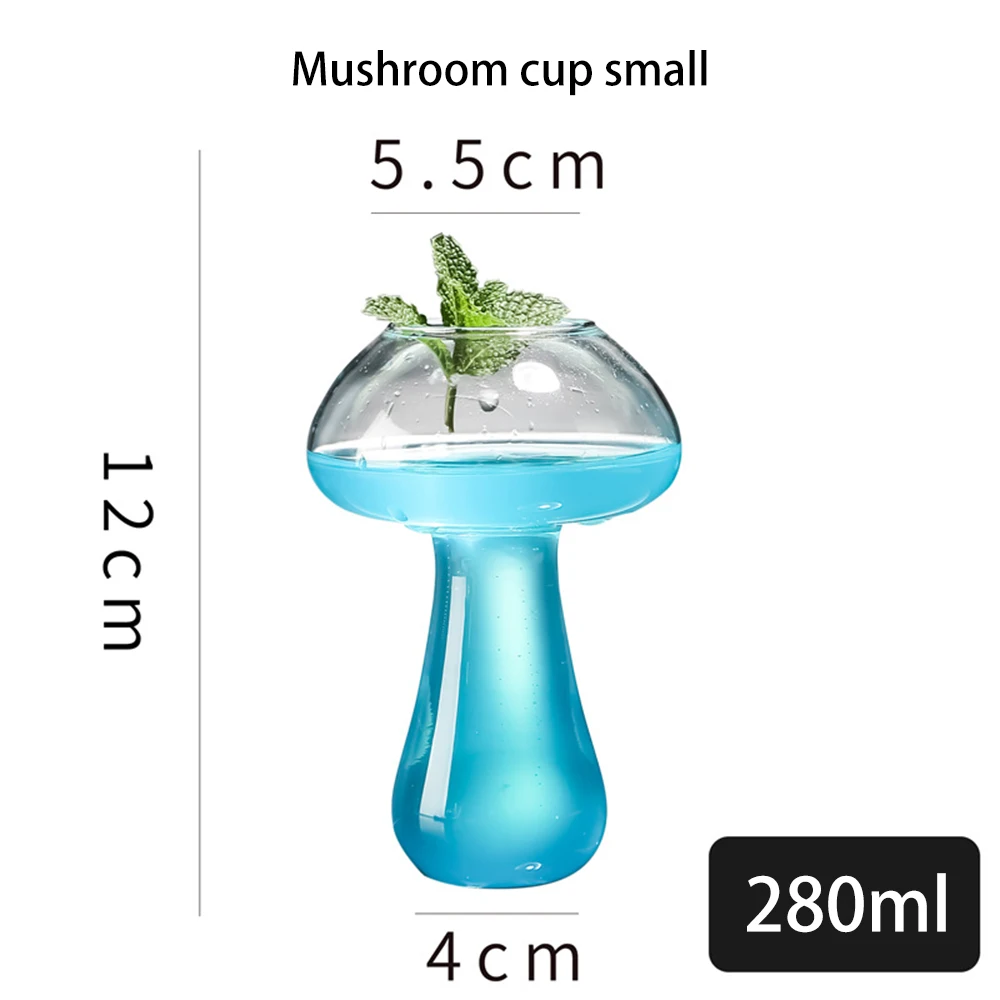 

Mushroom Cocktail Glass Molecular Gastronomy Bar Rectification Bartender Special Beer Wine Glasses Goblet Cooler Cup