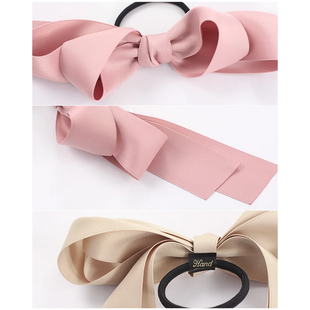 Модная женская повязка для волос разноцветная резинка держатель конского хвоста