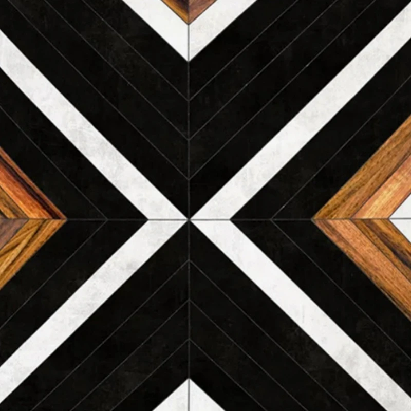 

Retro Geometric Back Cushion Decorative Cover Vintage Single Side Pillowcase for Sofa Chair Car