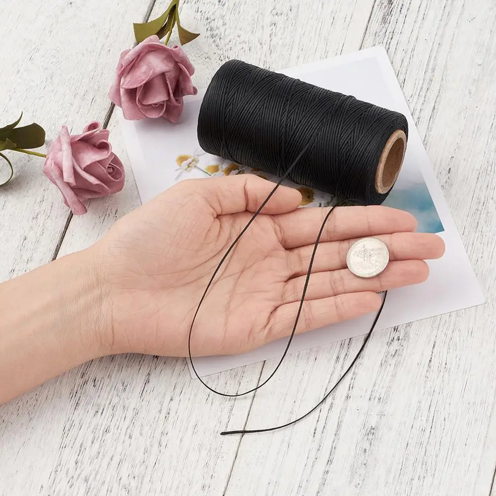 Плоский вощеный браслет из шнуров 1x0 3 мм бисер нить для материалы изготовления