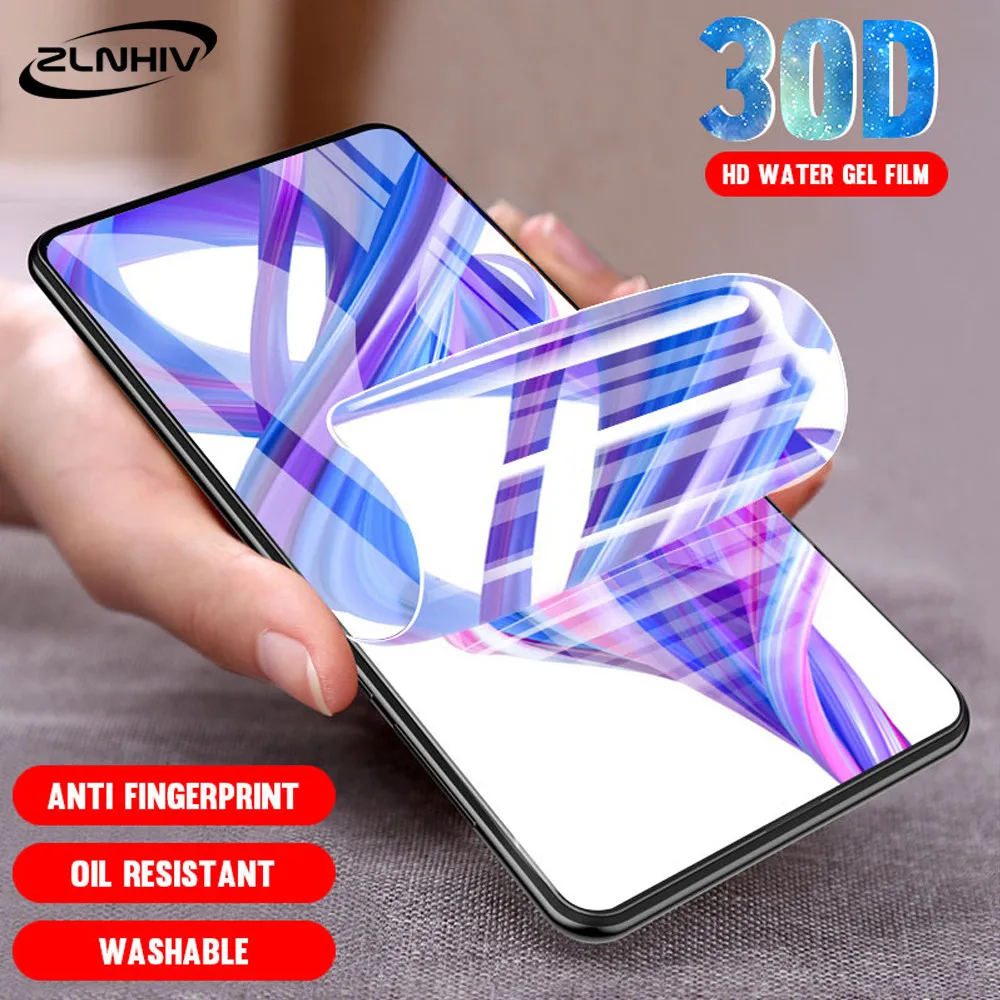 ZLNHIV мягкая Гидрогелевая пленка с полным покрытием для Huawei Honor 8X 9X pro Защитная