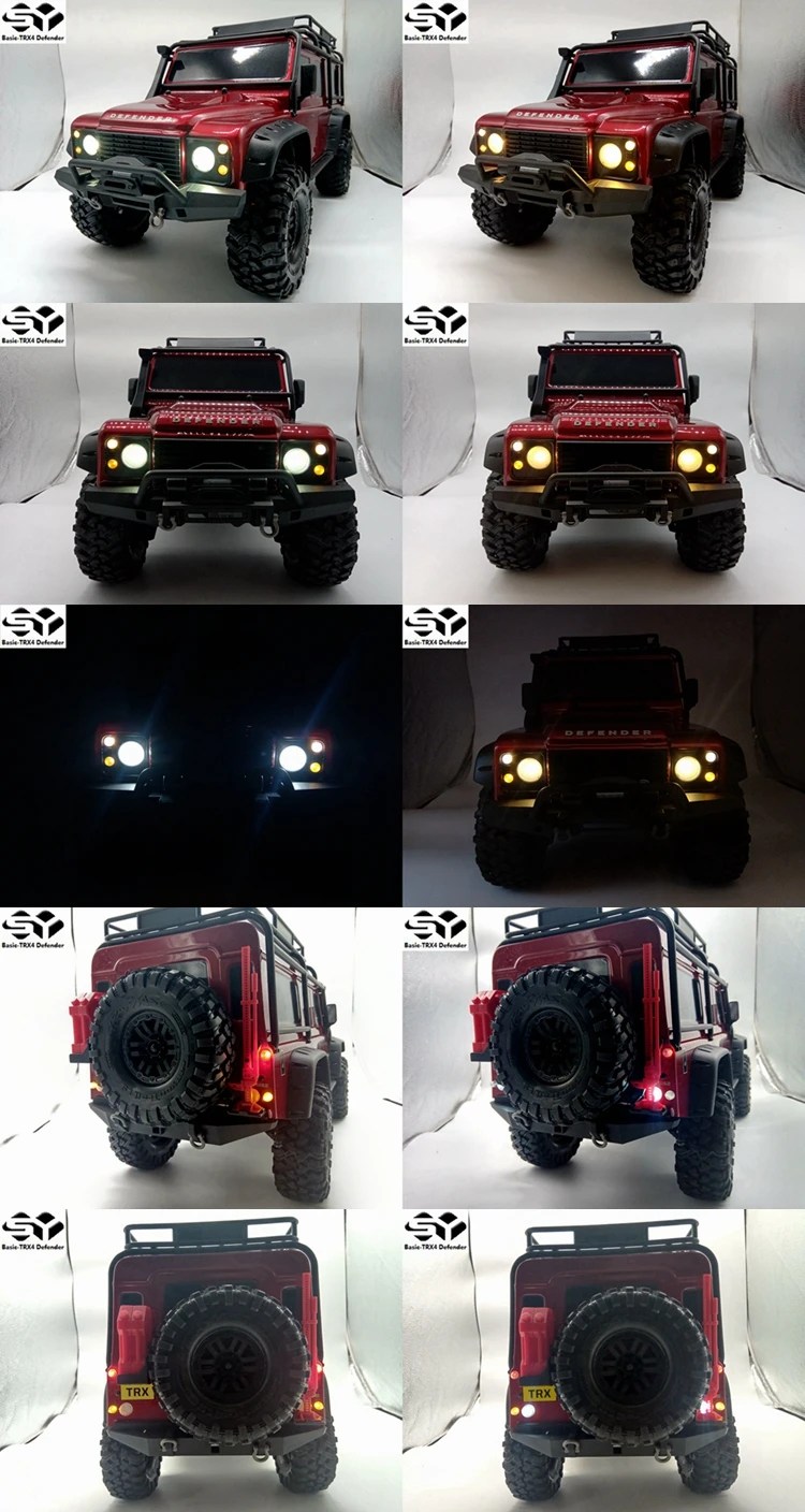 OneLine-TRX4 RC автомобиль светодиодный светильник комплект для Traxxasrc TRX-4 водонепроницаемый