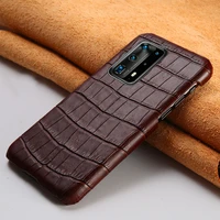 original leather phone case for huawei p40 pro p40 lite p20 p30 mate 20 y9 y7 cover for honor 20 pro 10 8x 9x stone grain cover