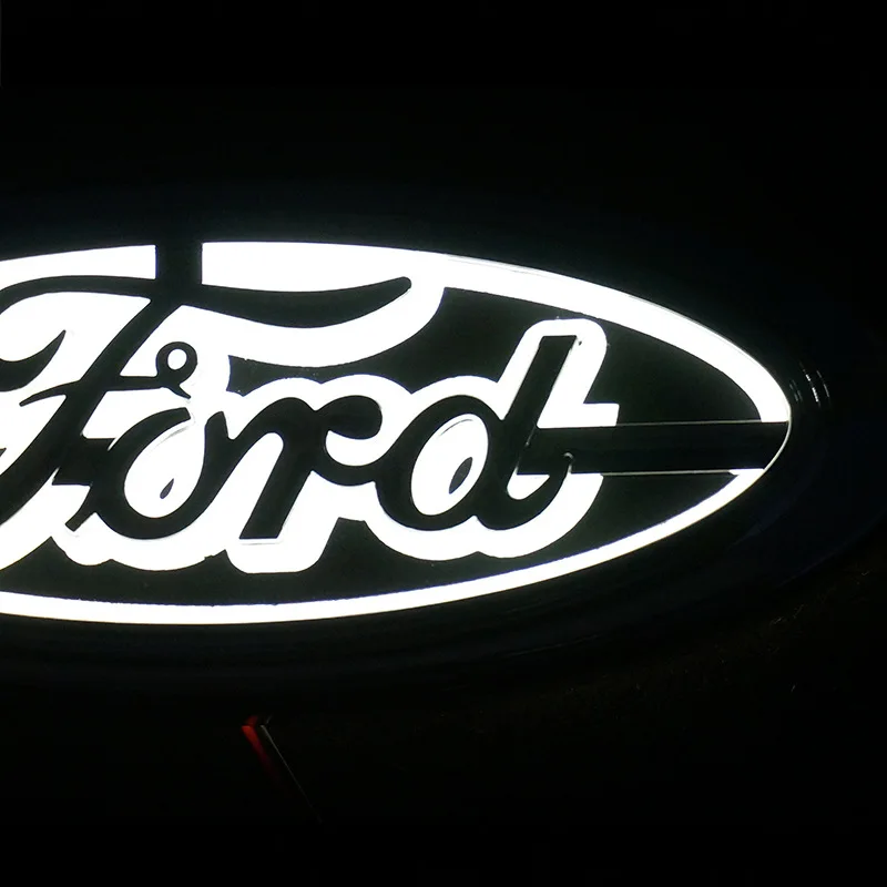 

5D Car Logo Light LED Sticker Light Shape Design Car Exterior Decoration Suitable for Ford Focus Mondeo Mustang