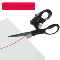 laser guided scissors infrared positioning stainless steel scissors for sewing diy hand tools safety protection