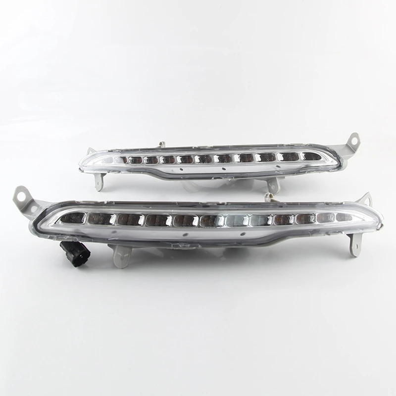 

2PCS Car Daytime Running Lights LED Headlights DRL Fog Lamps for Kia K5 2011-2014