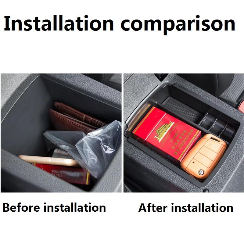 Центральный автомобильный подлокотник для хранения коробка контейнер держатель