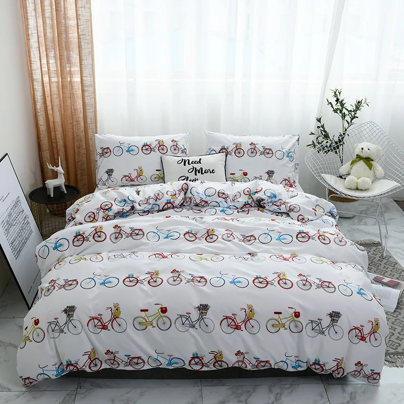 Denisroom одеяла и комплекты постельного белья детей пододеяльник Близнецы королева