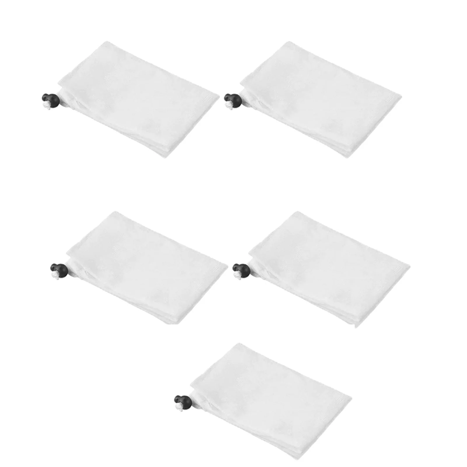 

5/10pcs Fine Mesh Filter Bags Vacuum Pool Cleaner Bags Mesh Leaf Bag with Pull and Lock Cord Cleaning Accessory JY