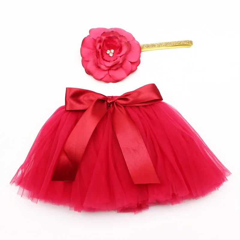 Костюм для маленьких девочек юбка пачка и повязка на голову с цветами реквизит