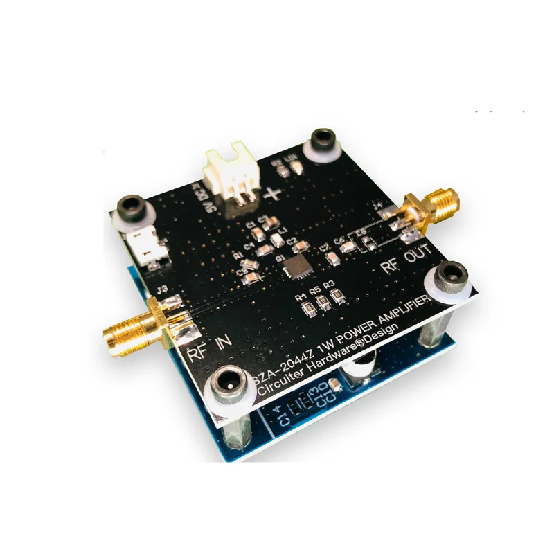 2,4G Wi-Fi swept jammer Shielder 2,4 Ghz WiFi Disturber jammer экранированная макетная плата/SZA2044 1W микроволновый усилитель мощности - Цвет: jammer W  amplifier