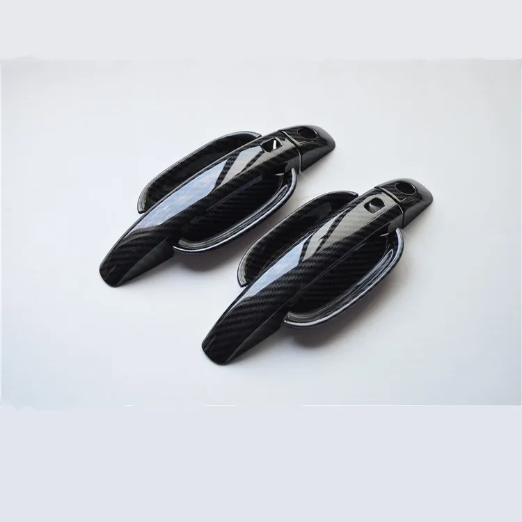 Крышка ручки двери автомобиля из углеродного волокна внешняя чаша для Audi Q5 2009 2010