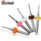 NICEYARD 10 шт.компл. сверла с ЧПУ от 0,3 мм до 1,2 мм вольфрамовые стальные твист сверла PCB мини сверло для печатной платы