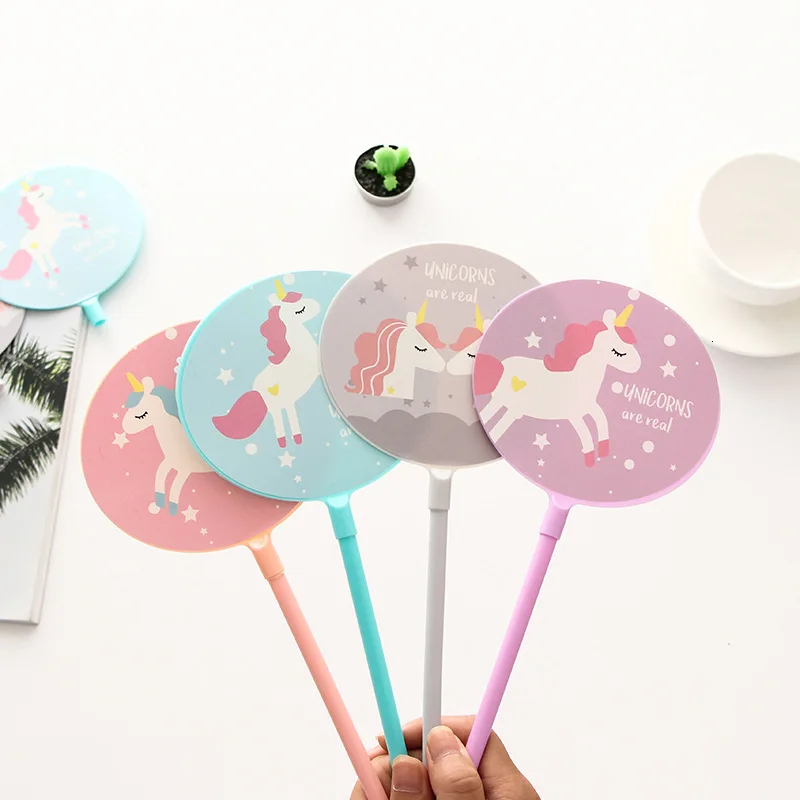 1 шт. креативная гелевая ручка с единорогом для школы кавайные ручки канцелярские