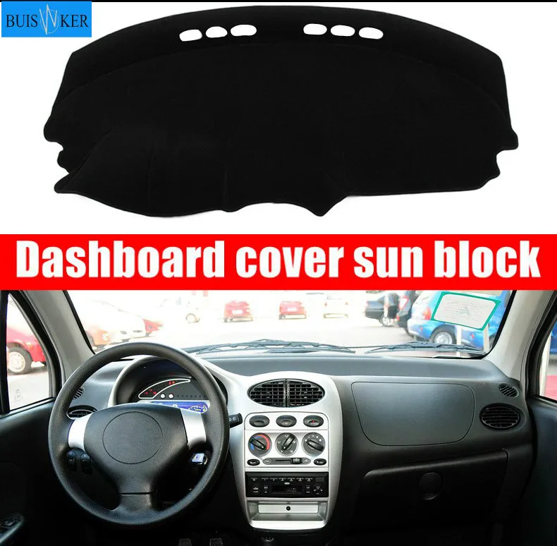 

for Chery QQ A1 QQ3 QQ6 Sweet IQ MVM110 A1 08-11 Dashboard Cover Sun Shade Dash Mat Pad Carpet Car Stickers Interior Accessories