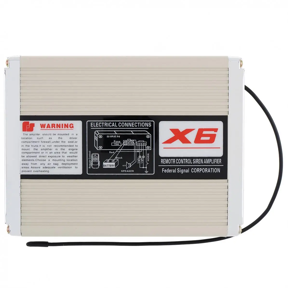 Предупреждение Вт сирена рупор громкоговоритель система MP3 пульт дистанционного