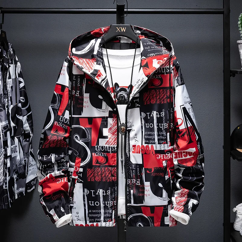 Мужская камуфляжная куртка Повседневная тонкая водонепроницаемая с капюшоном