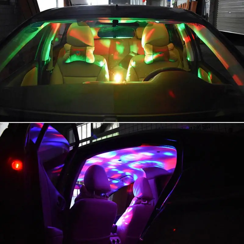 2020 Новый разноцветный Автомобильный USB RGB светодиодный комплект освещения салона